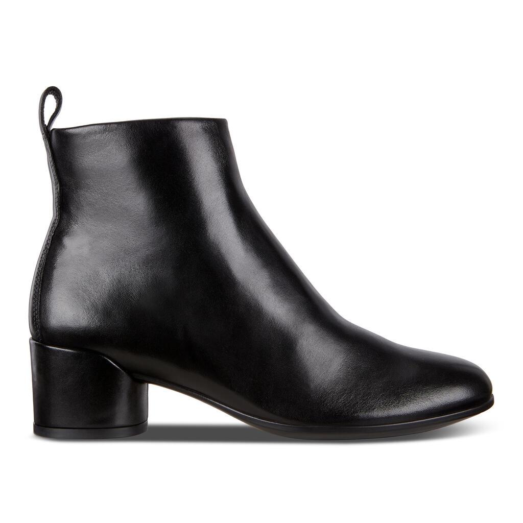 Ecco Shape 35 Mod Block Womens Ankle Boots In Black Online - India VSK-152046